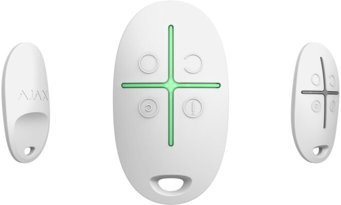 Télécommande de poche sans fil blanche