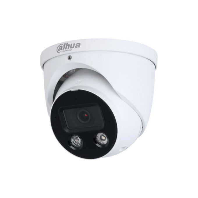 Caméra dôme IP 4MP à dissuasion active