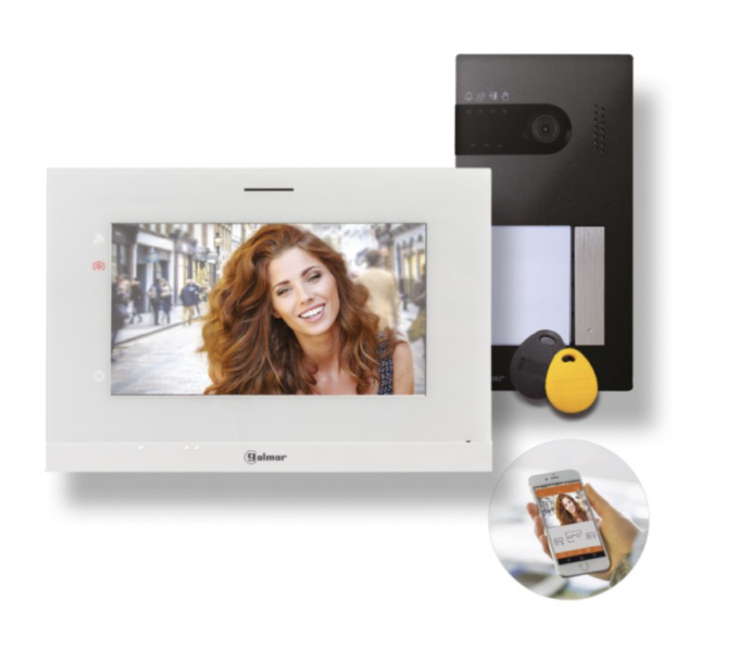 Kit vidéophone 2 fils connecté wifi Golmar (R)