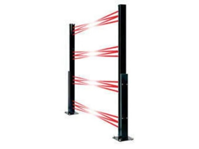 Barrière Infra-rouge E/R COLIRIS II colonne 1m90 double direction 100m 4 faisceaux