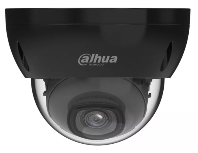 Caméra mini dôme noire IP 4MP